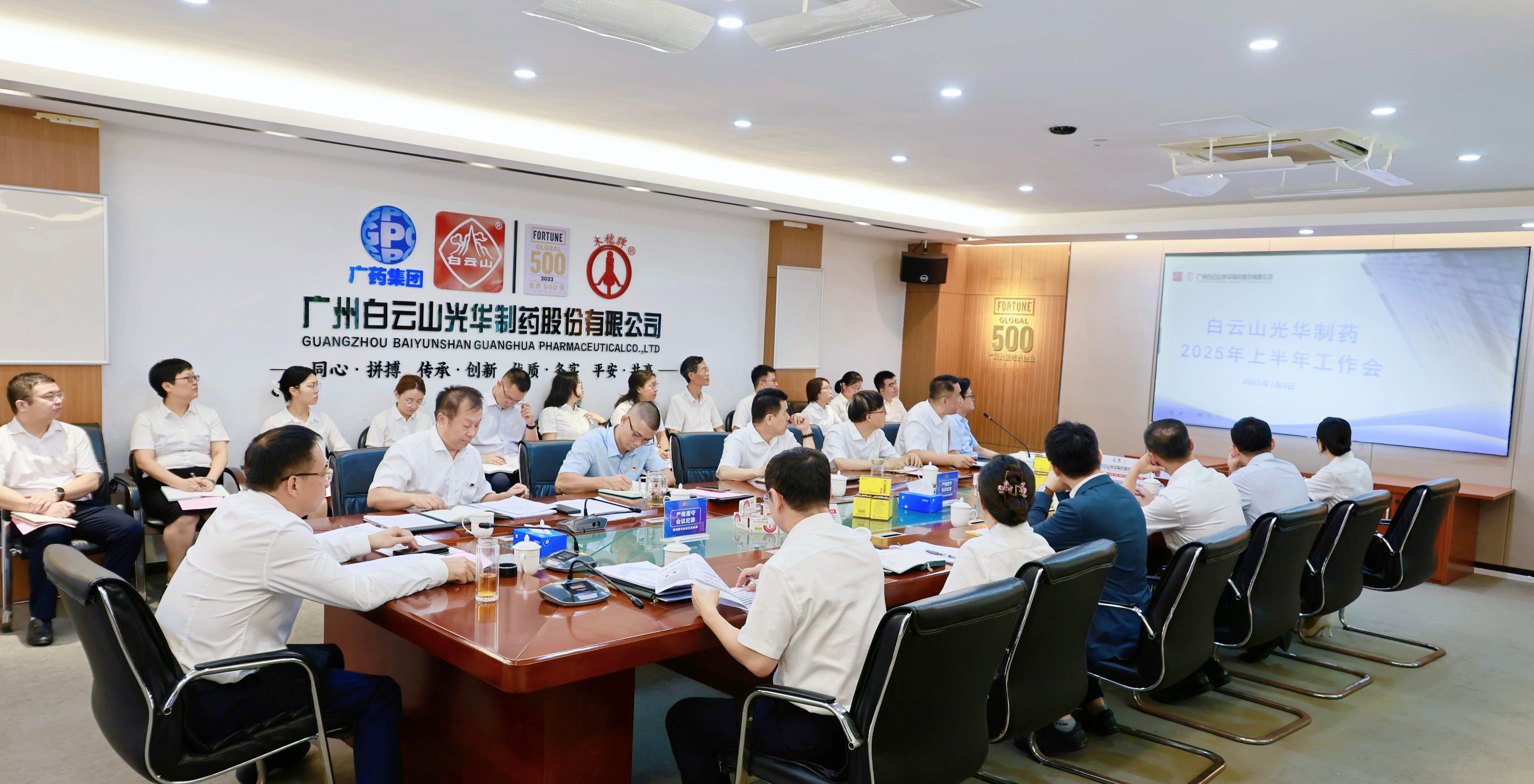 严实作风强基本 奋楫冲刺立异绩——白云山js33333金沙线路检测制药召开2025年上半年岁情聚会